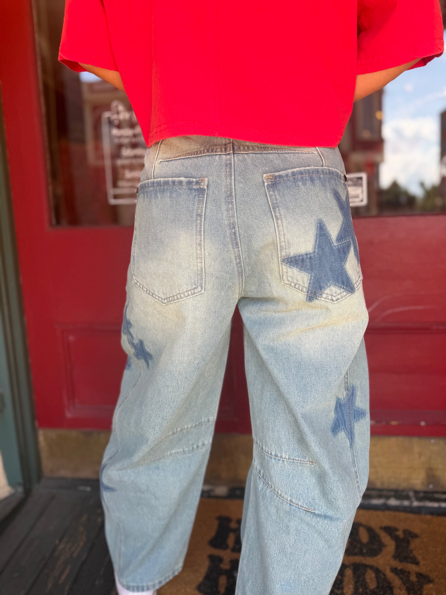 American Nights – Denim Barrel Jeans