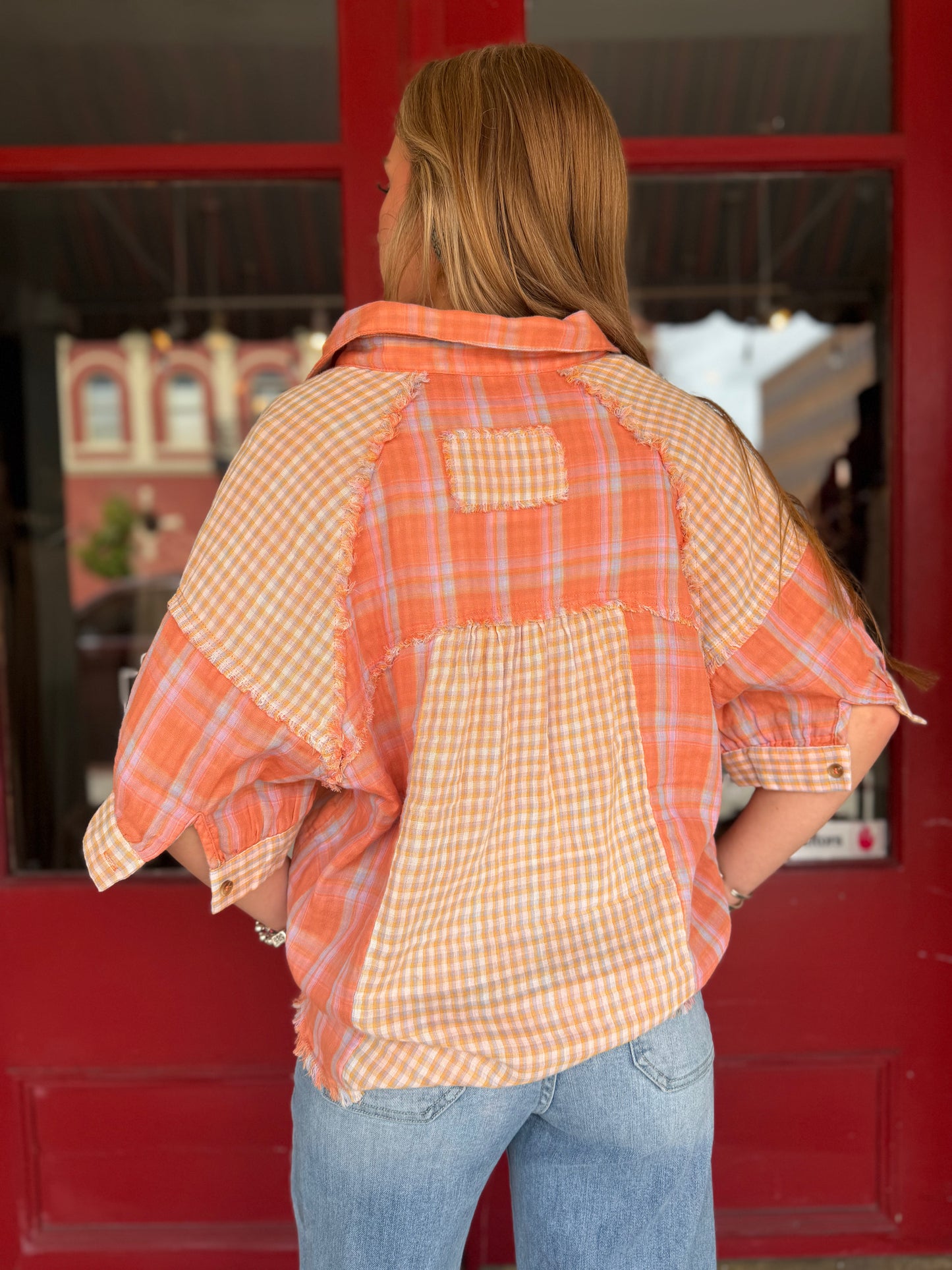 Red Rock – Collared Button Up Short Sleeve