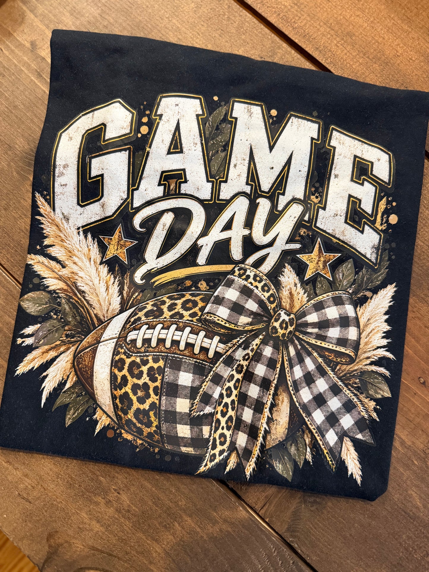 Game Day Ready - Black Graphic Tee