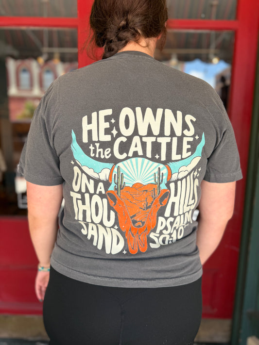 The Cattle Script -Pepper Graphic Tee