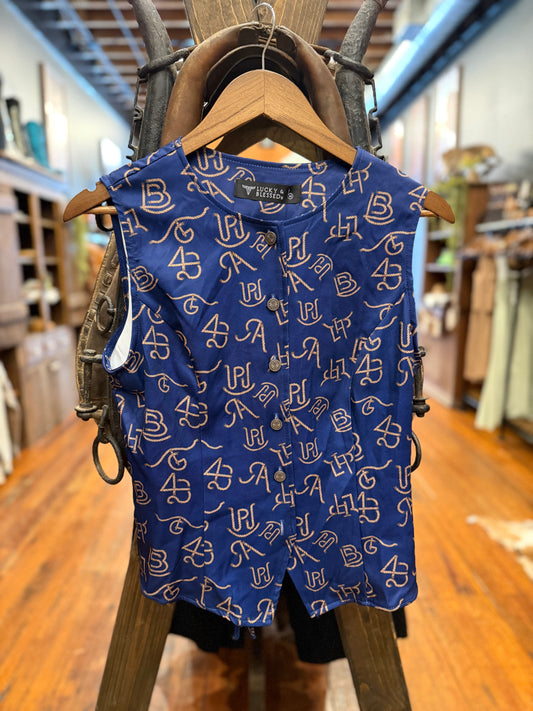 Branded Rodeo Tie Vest