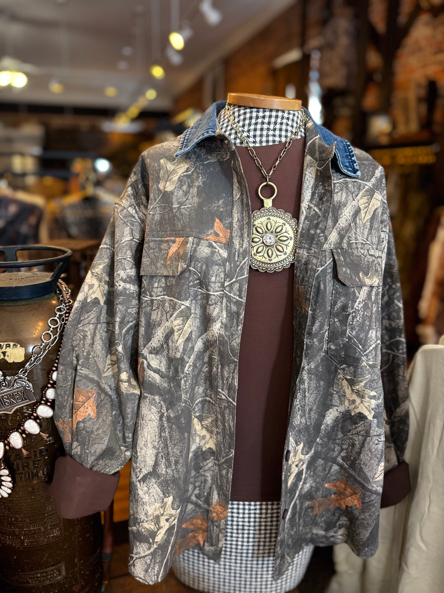 Backroad Beauty – Camo Shacket