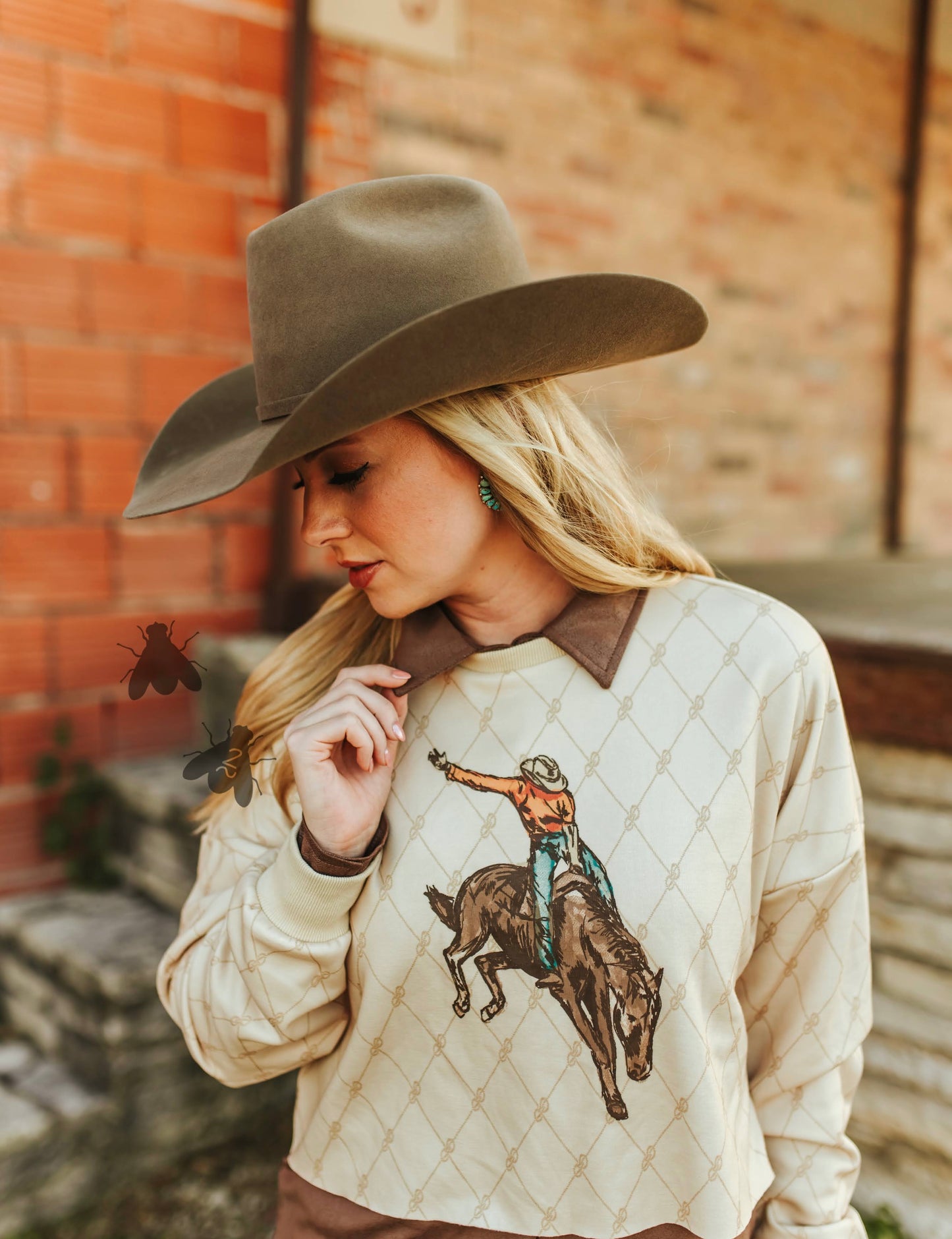Rodeo Royal - Crop Sweatshirt