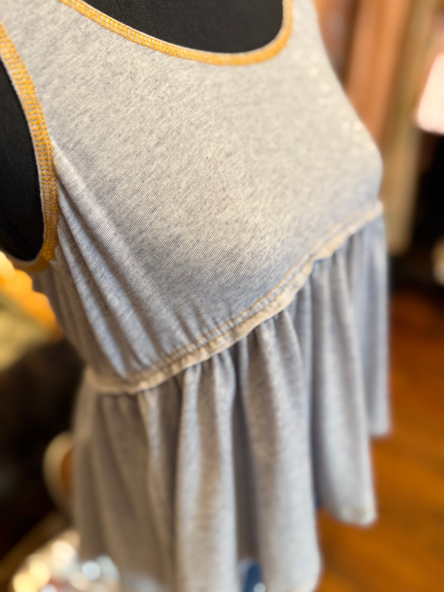 Feather Grey – Doll Tank Top
