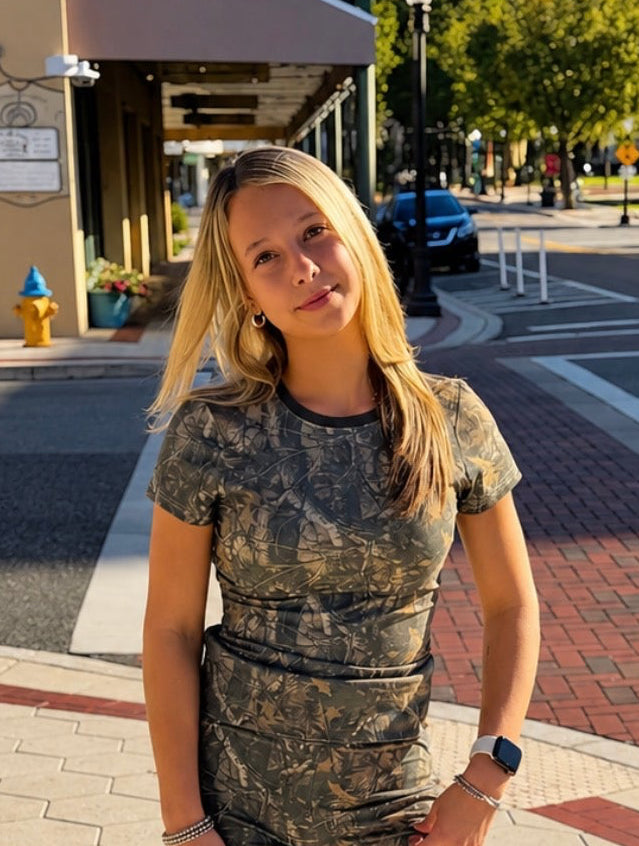 Woodland Wanders – Camo Mini Tee