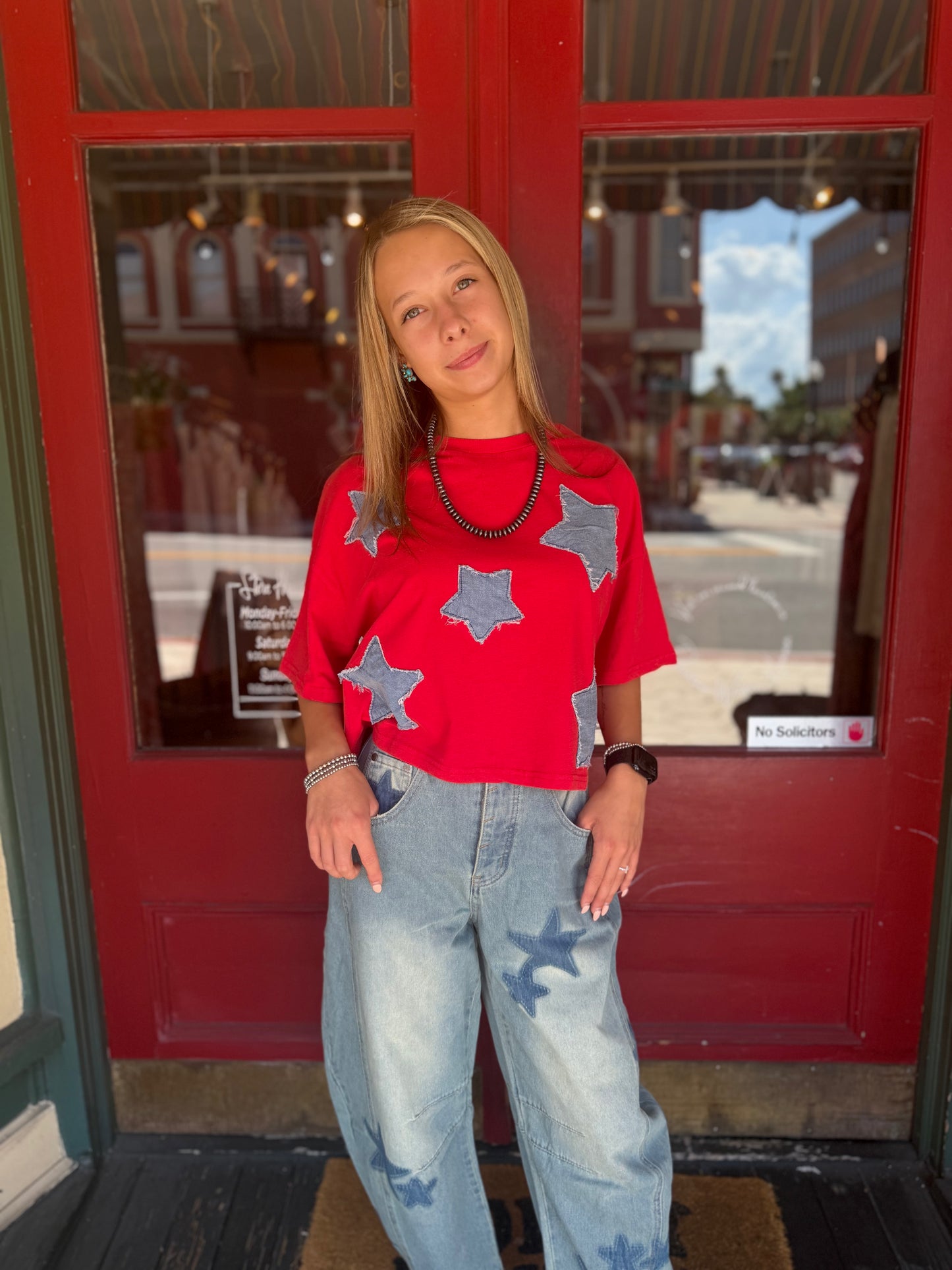 American Nights – Denim Barrel Jeans
