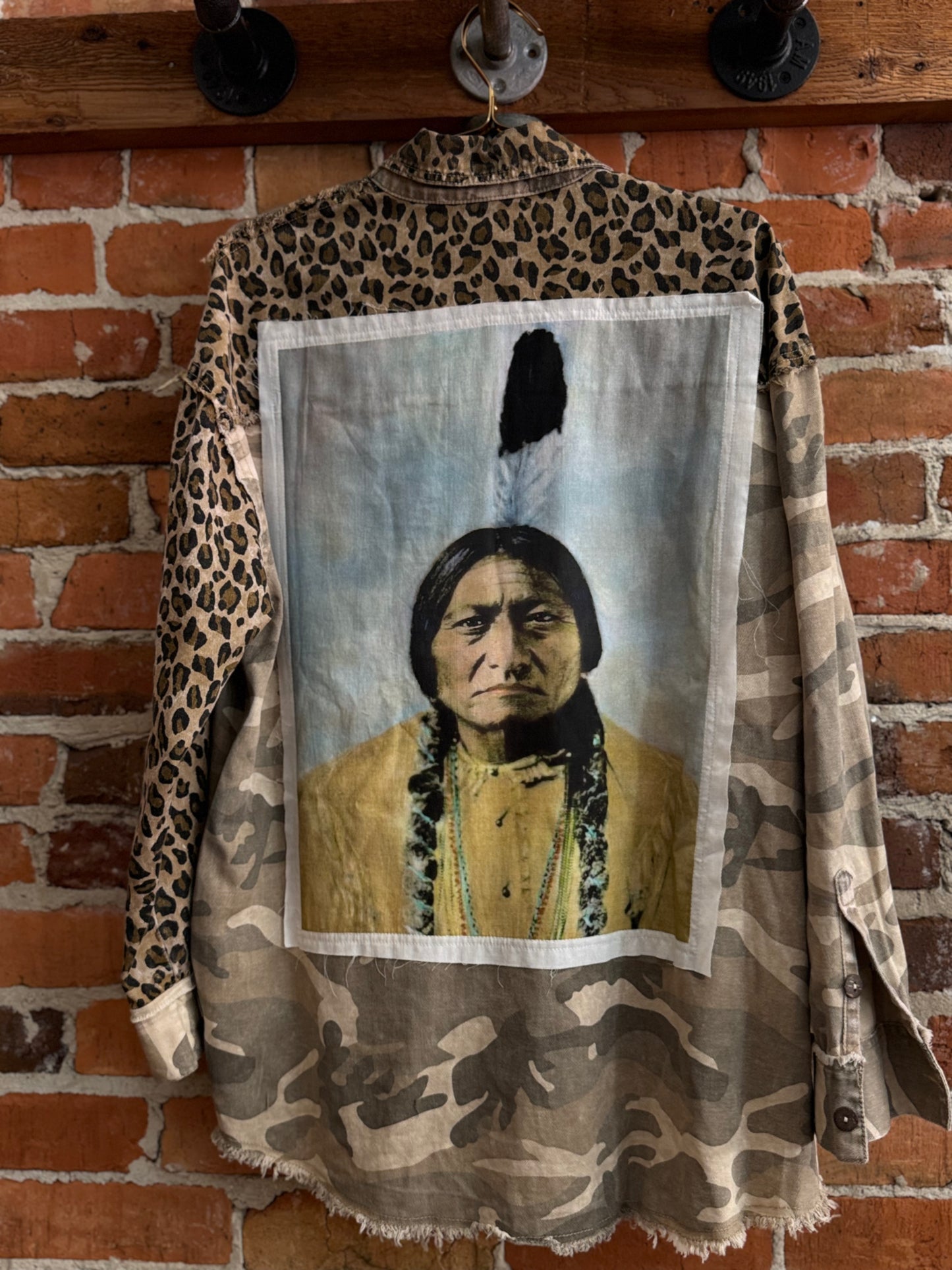 Legends of the West – Camo-Cheetah Patch Shacket