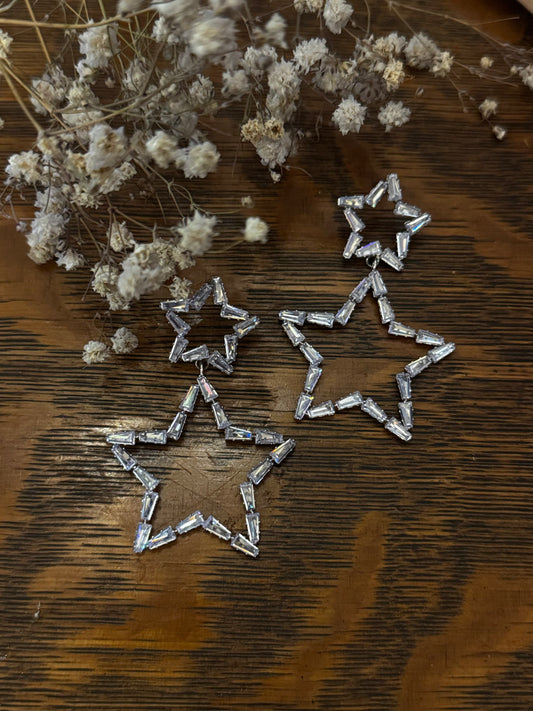 Built in the Stars - Silver Earrings