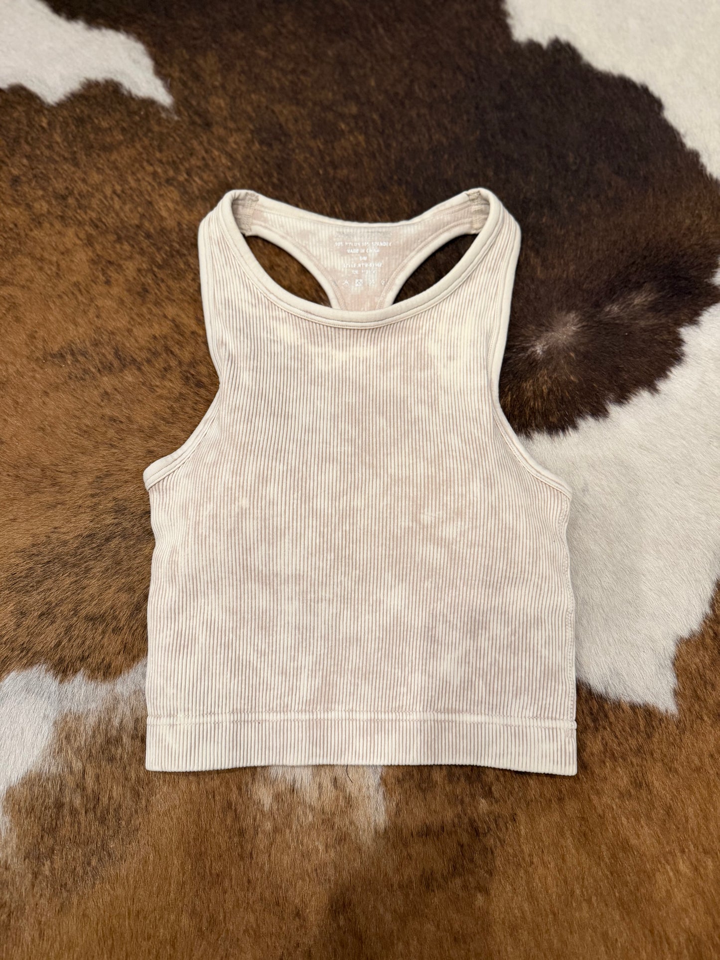 Sand Tank – Padded Ribbed Tank Top