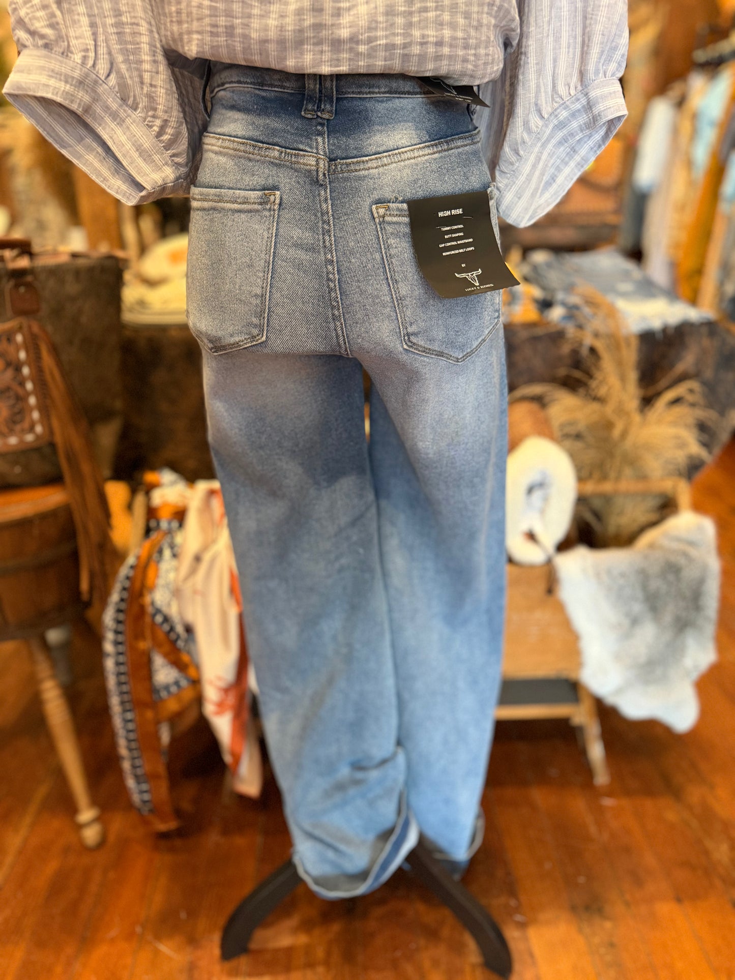 Wild West Distress – Trouser Denim