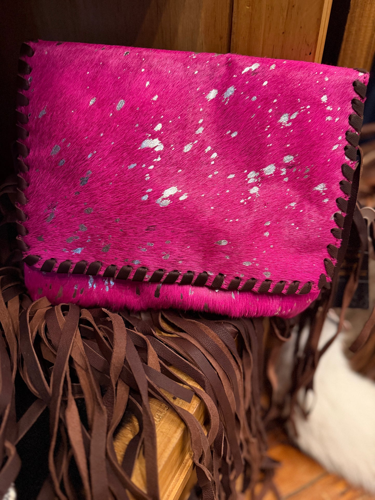 Neon Pink Cowgirl - Crossbody