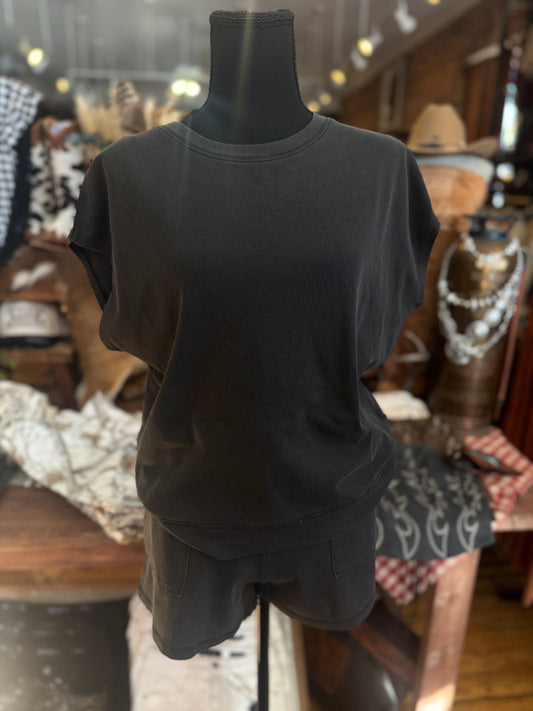 Midnight Mist - Black Two Piece Set