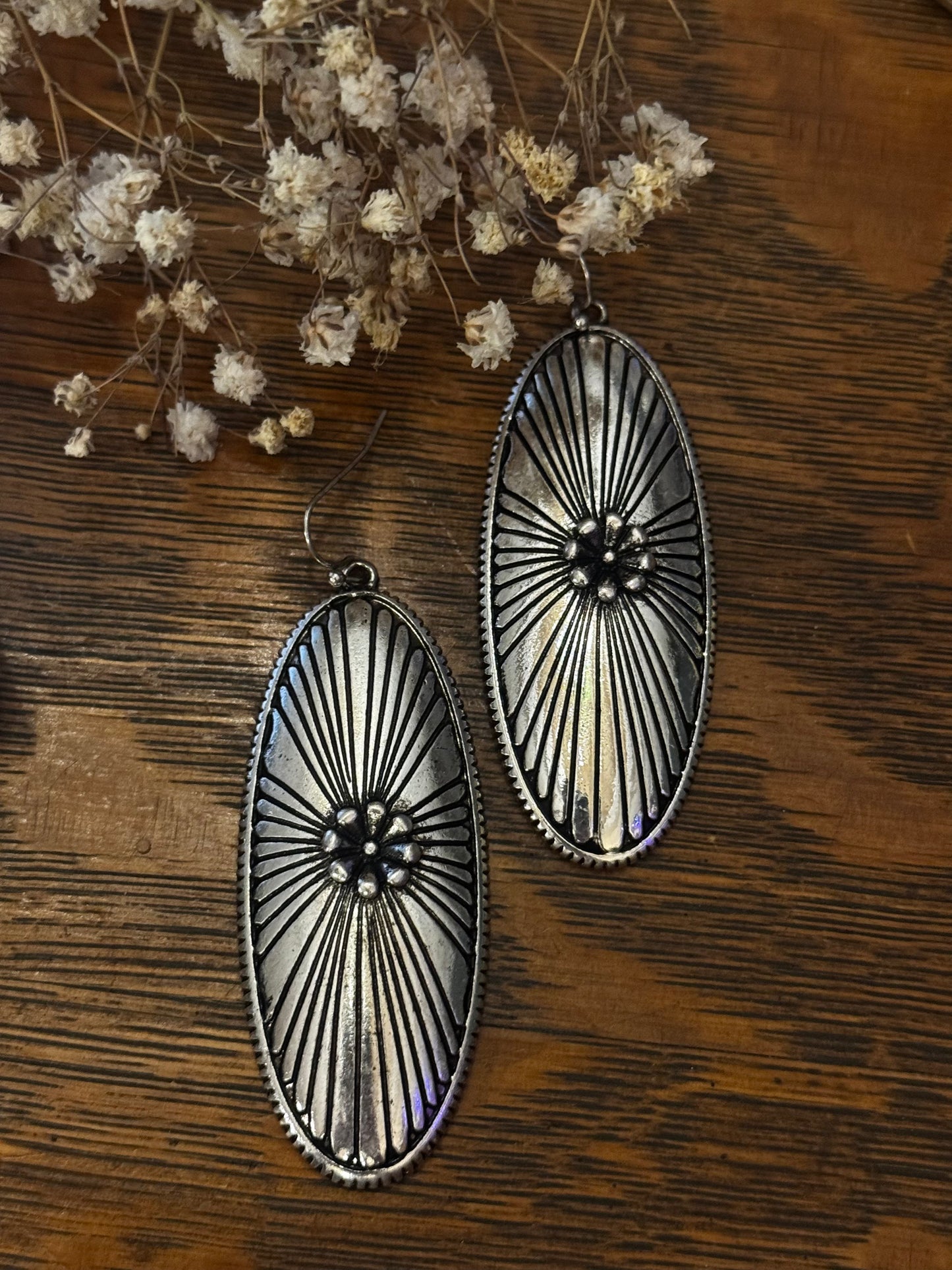 Long Concho - Earrings