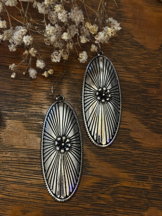 Long Concho - Earrings