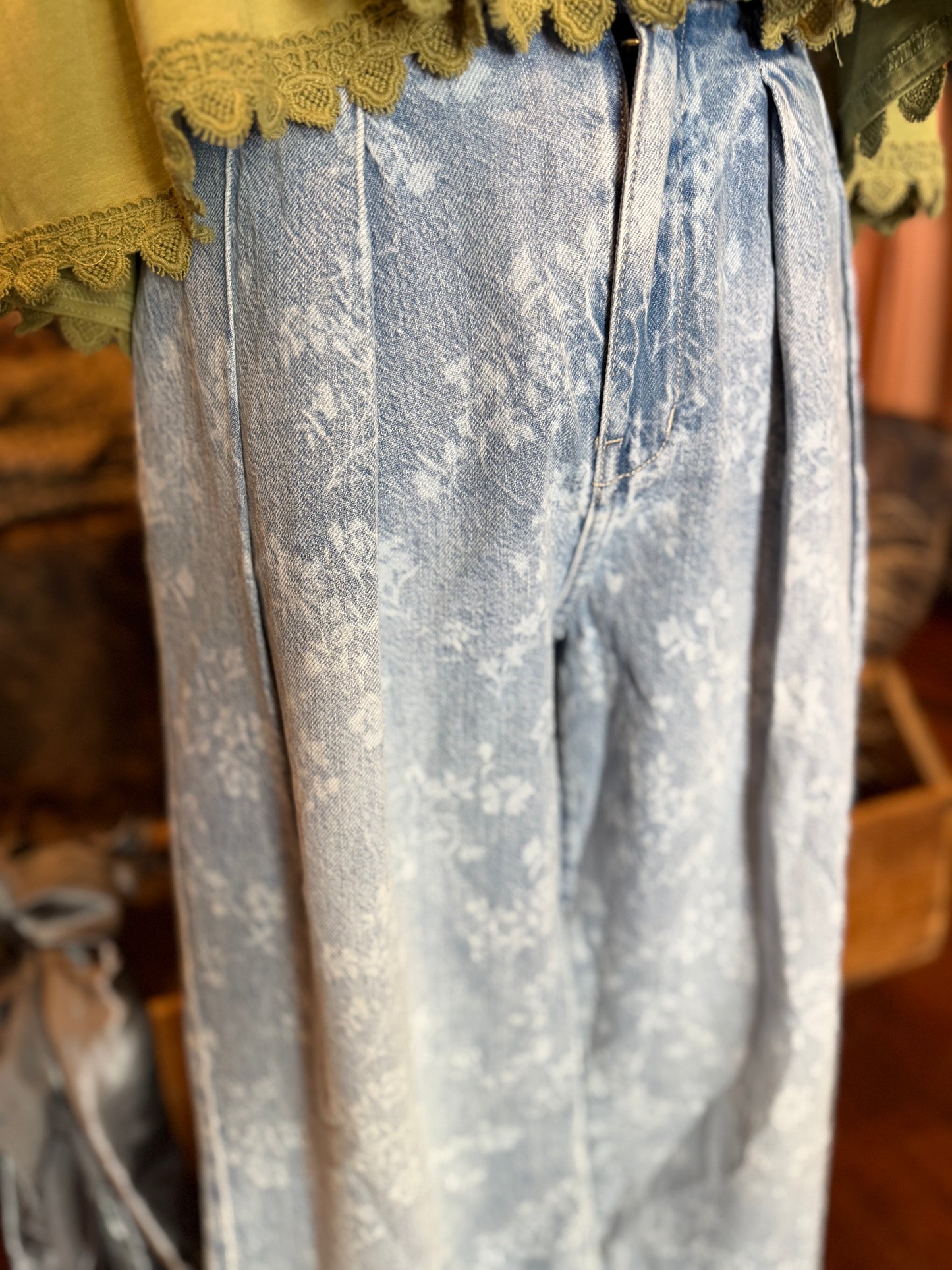 The Rowan’s – Floral Light Wash Denim