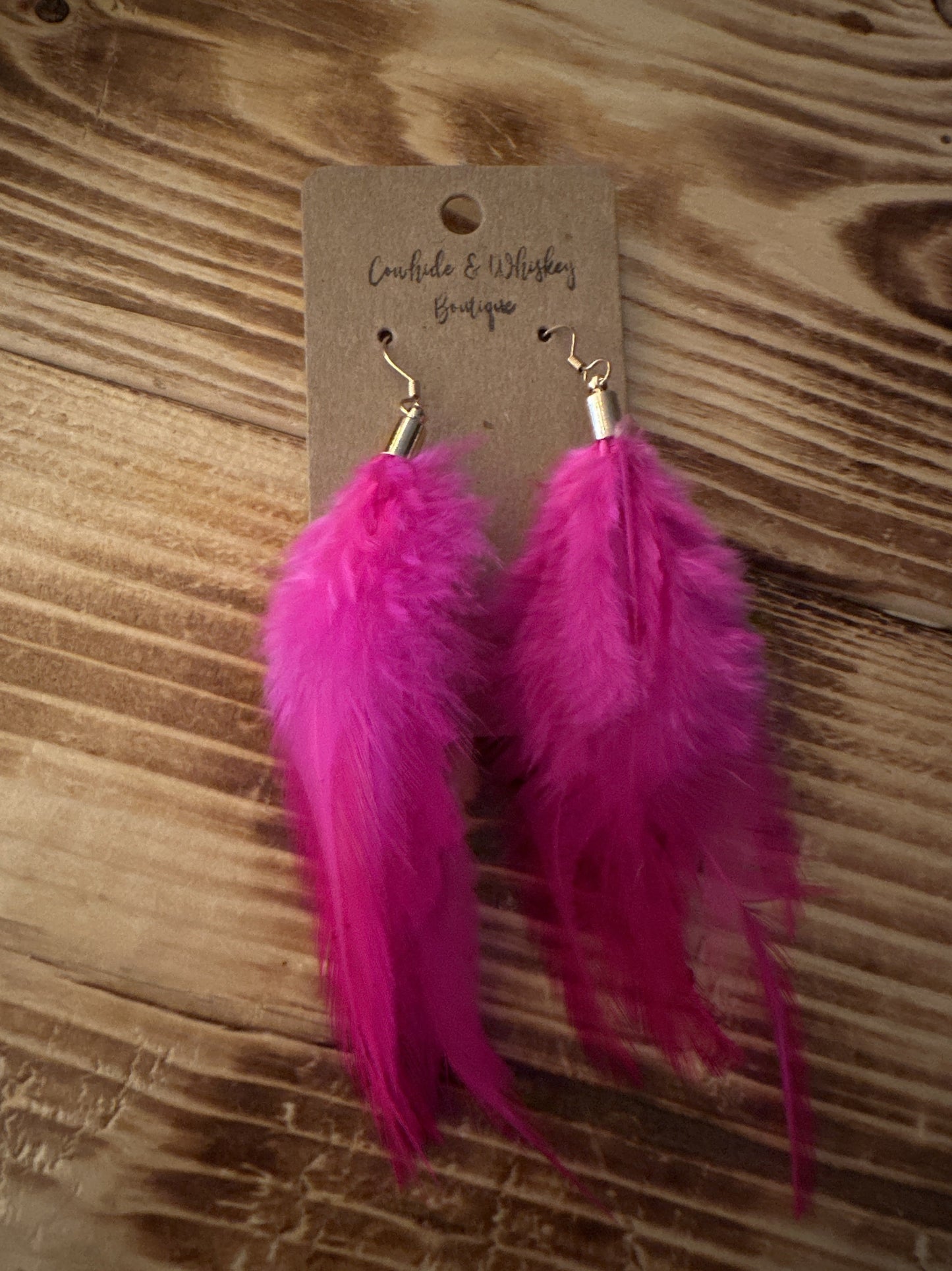 Take Flight - Pink Earrings