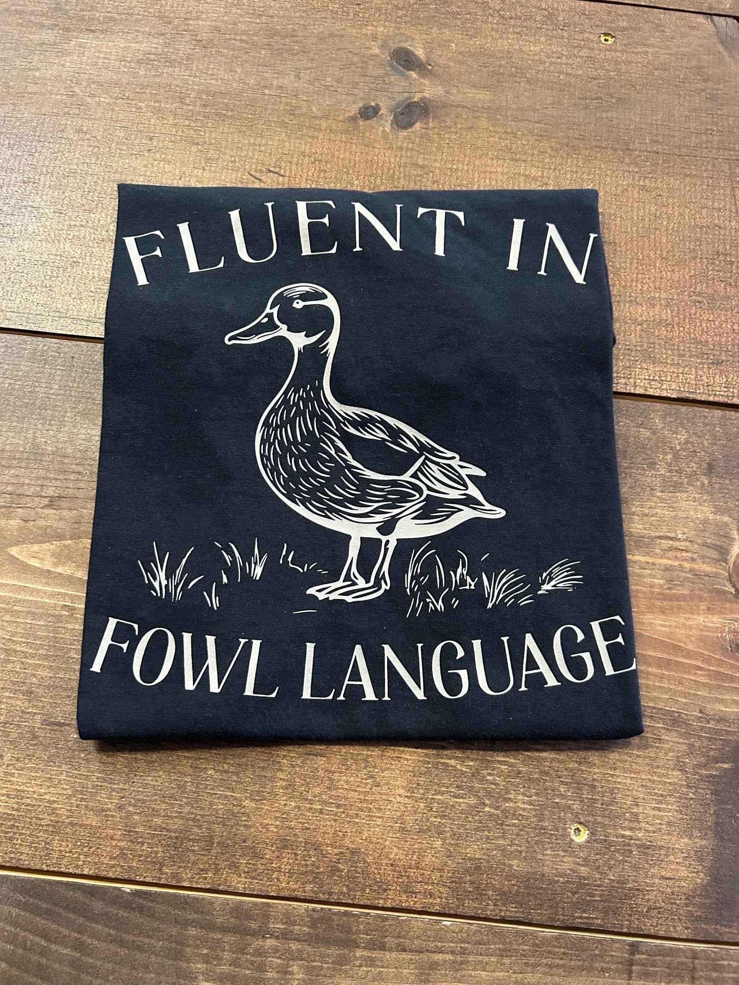 Fowl Language - Black Graphic Tee