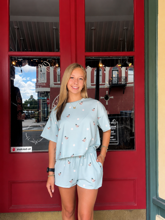 Dottie Duck – Mint Lounge Set