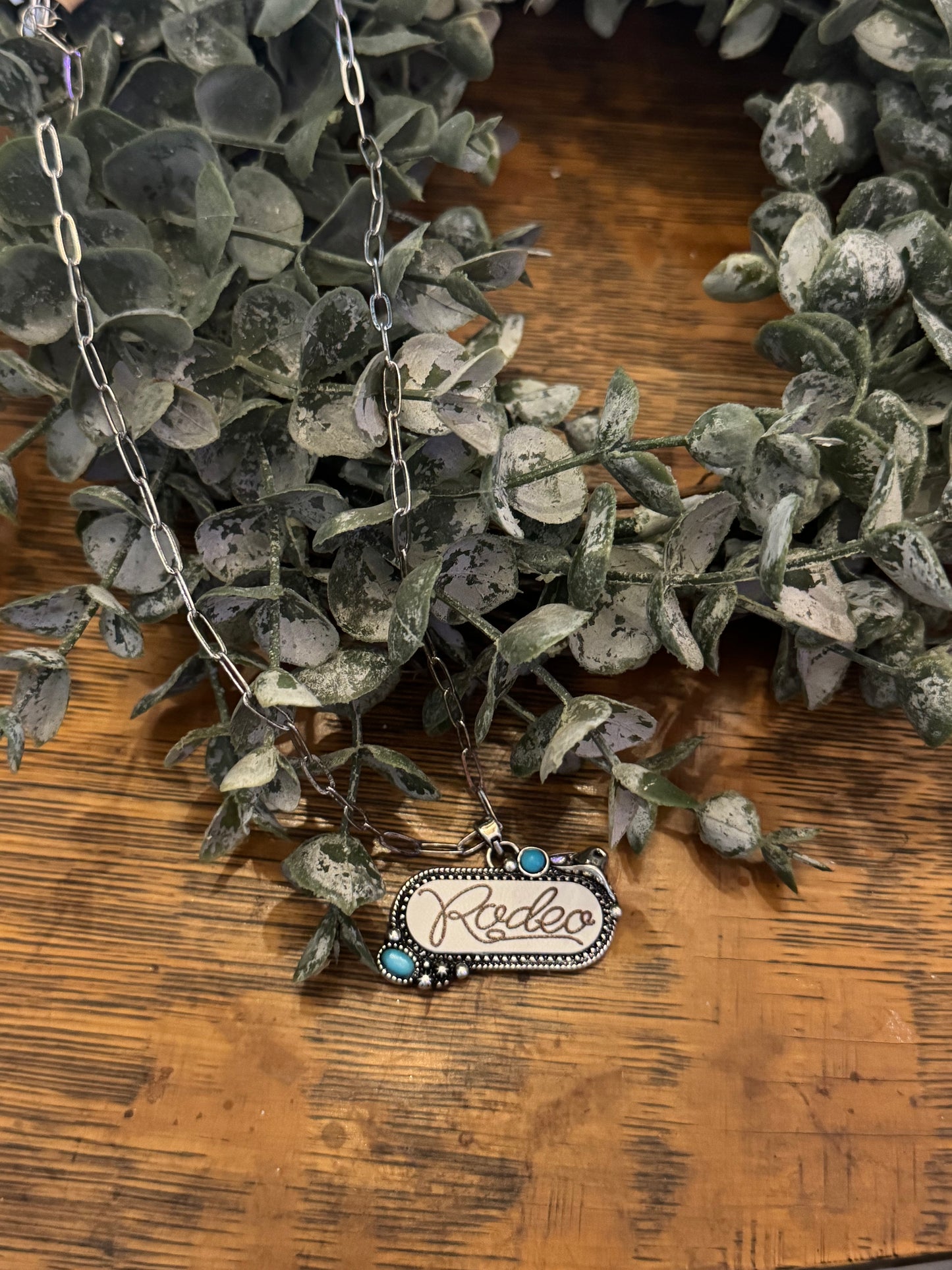 Rodeo Sign - Necklace