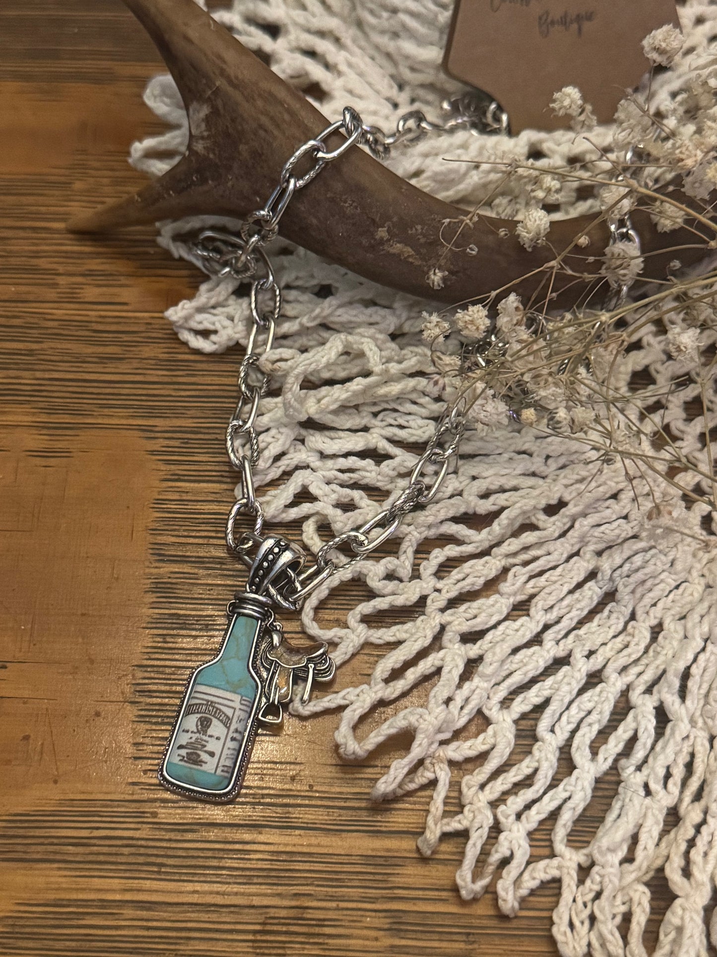 Whiskey Saddle - Necklace