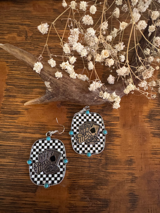 Play your Check - Earrings