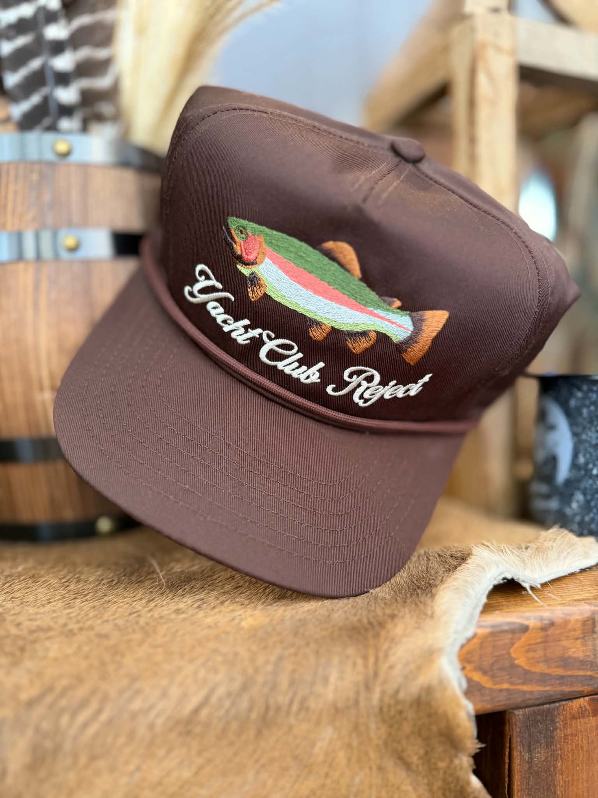 Yacht Club Reject - Brown Trucker Hat