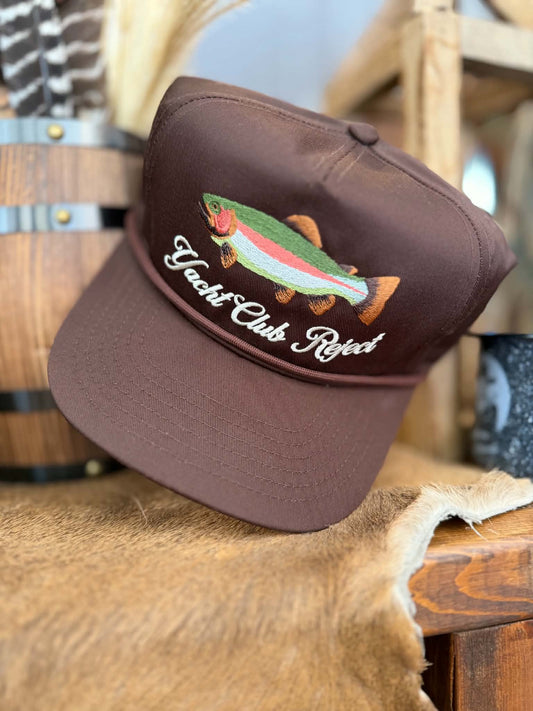 Yacht Club Reject - Brown Trucker Hat
