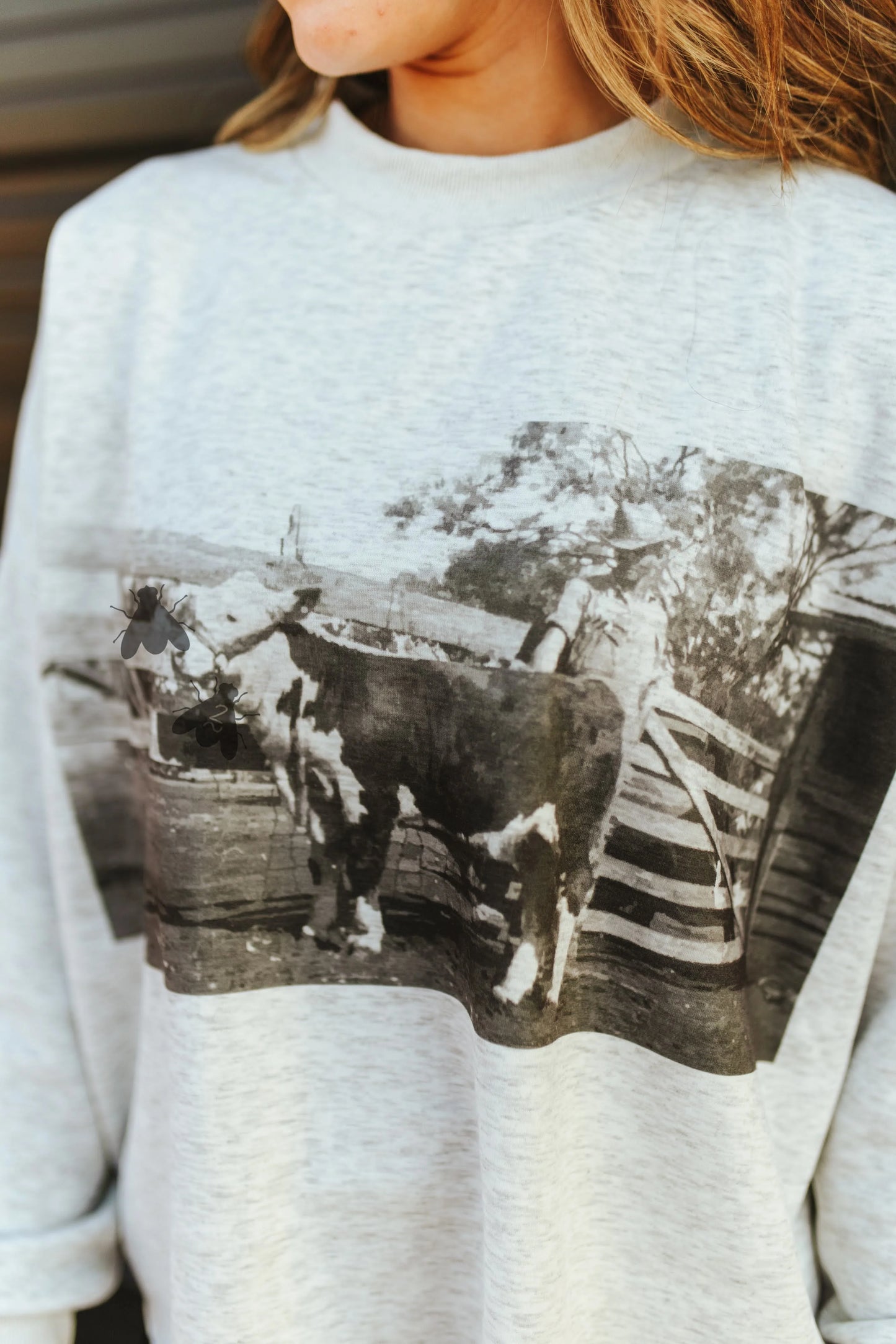 Cattle Showman’s Honor – Ash Crop Sweatshirt