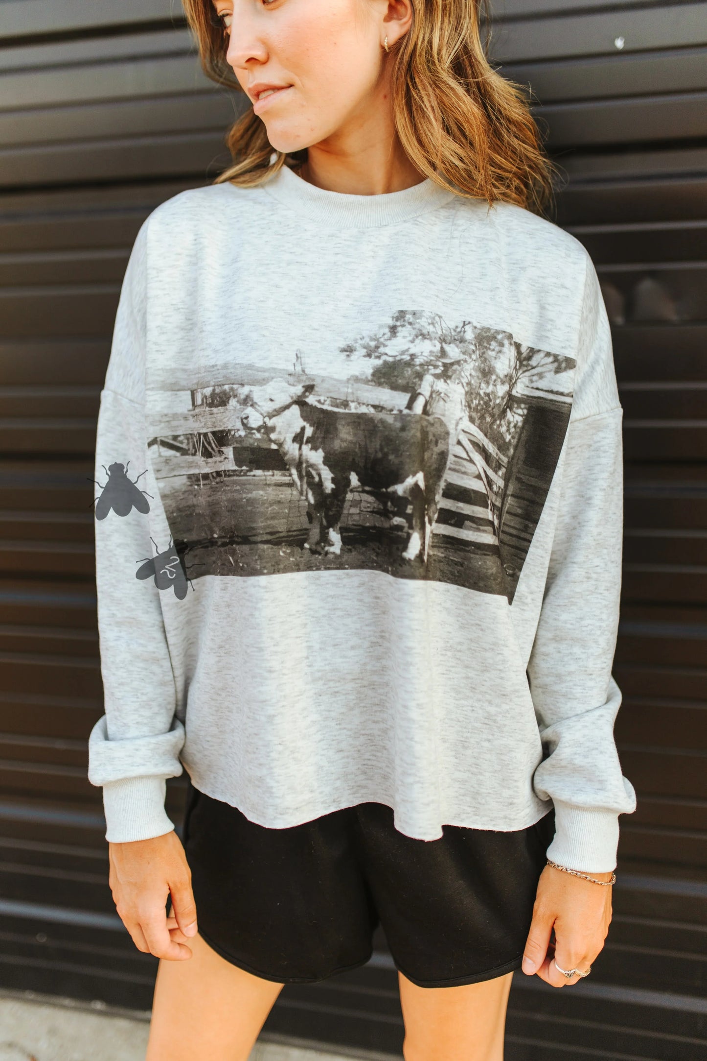 Cattle Showman’s Honor – Ash Crop Sweatshirt