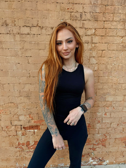 Basic Bodysuit - Black *Door Buster*