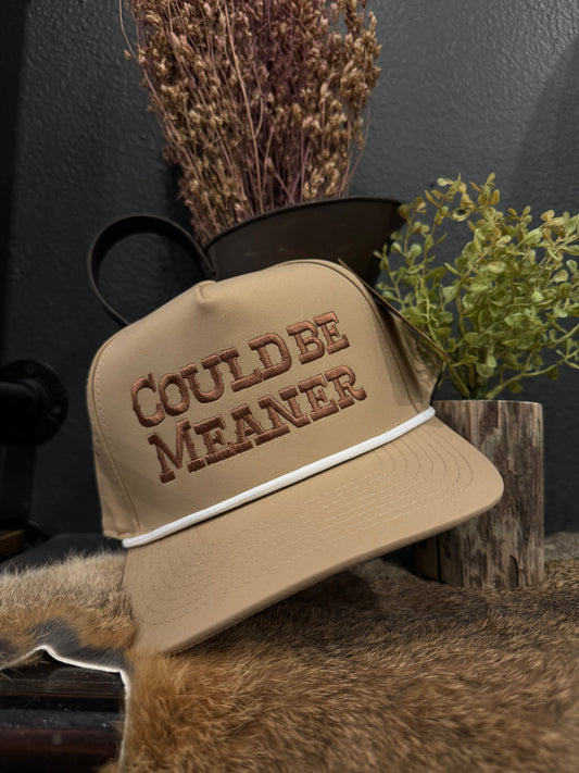 Could be Meaner - Camel Trucker Hat