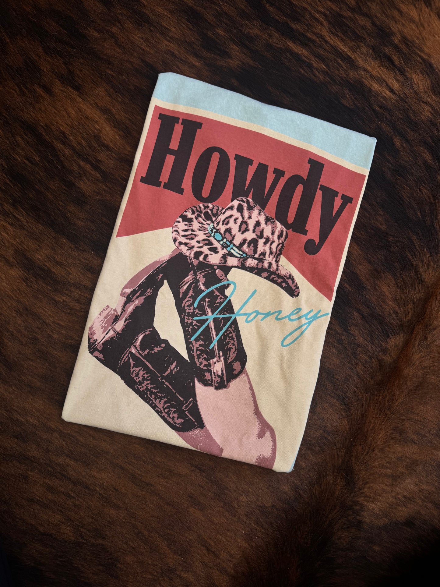 Howdy Honey - Mint Acid Wash Tee