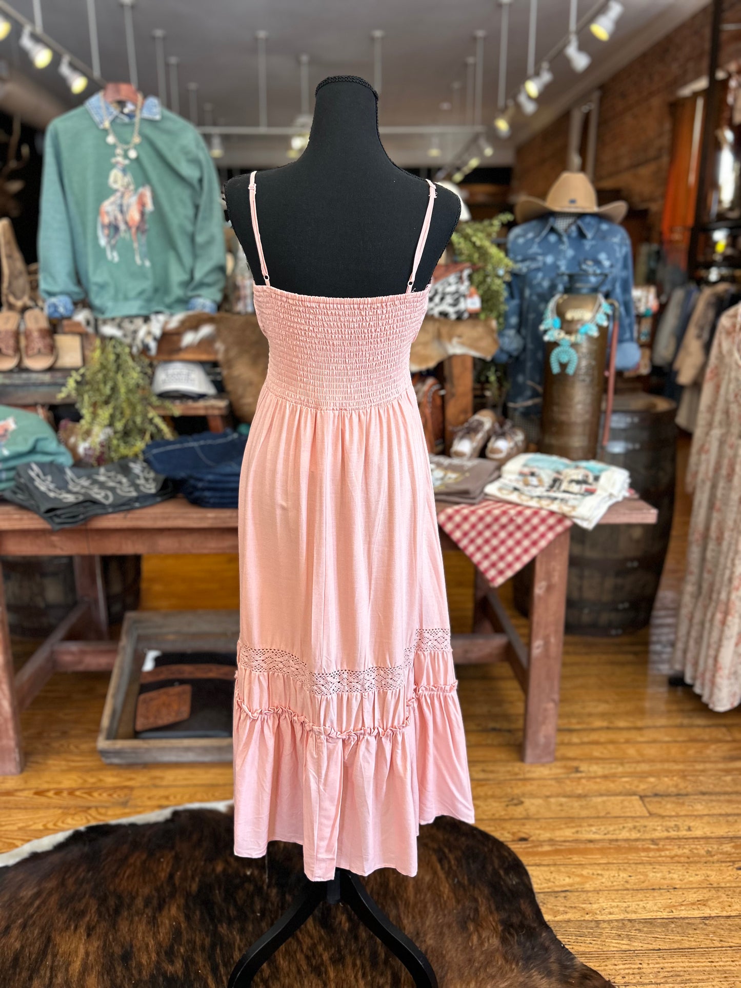 Blush Serenade – Maxi Dress