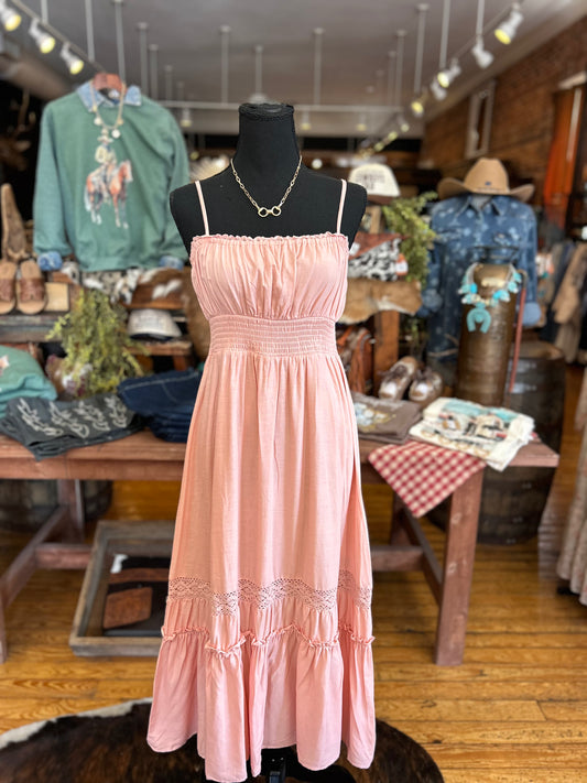 Blush Serenade – Maxi Dress