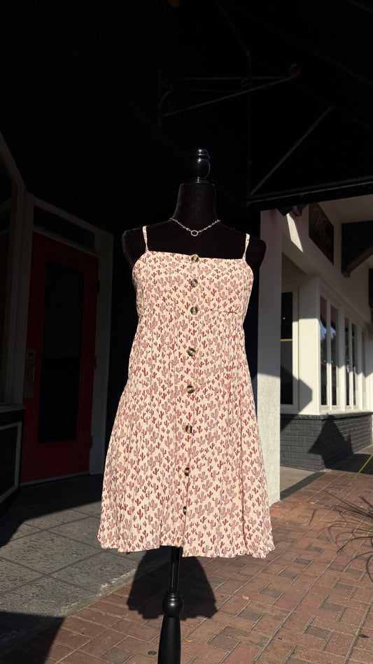 Arizona Ember – Cactus Print Dress