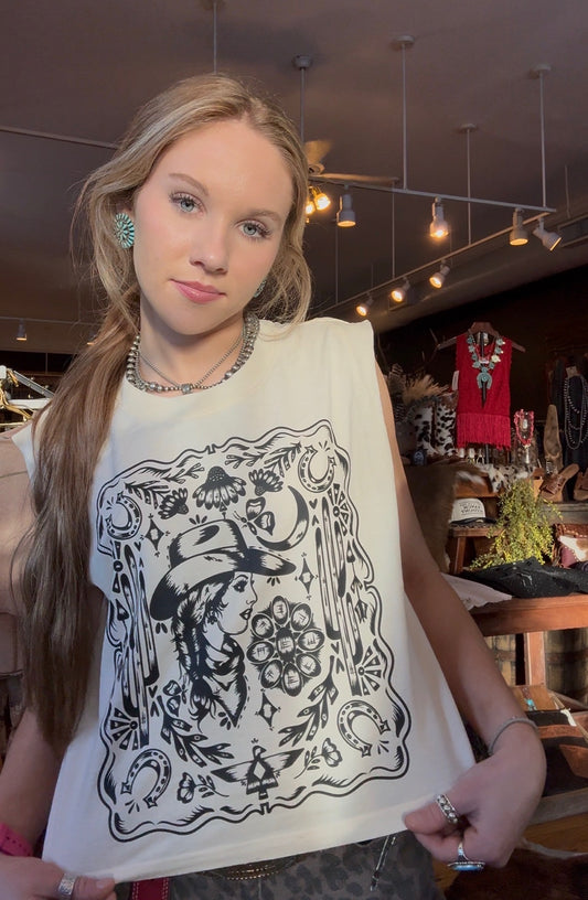 Rio Grande Cowgirl – Muscle Tank