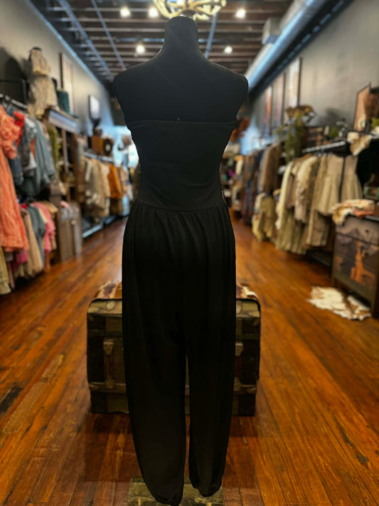 Soft Mirage – Black Tube Jumpsuit