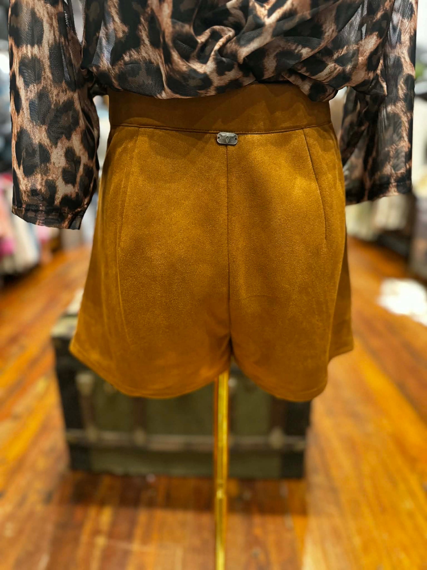 Bit & Bridle – Suede Skort
