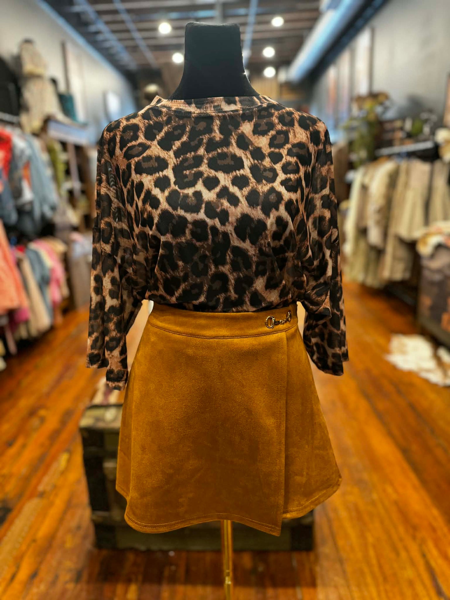 Bit & Bridle – Suede Skort