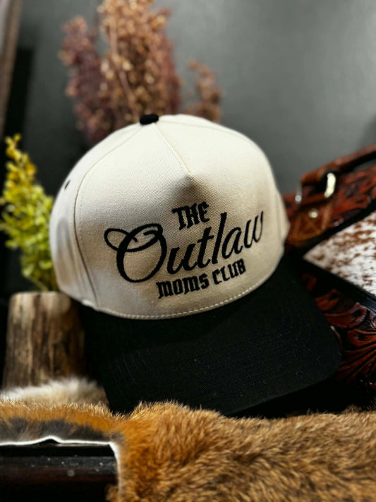 Outlaw Moms Club - Black Trucker Hat