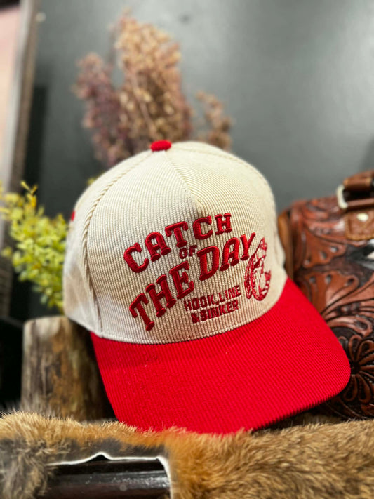 Catch of The Day - Red Trucker Hat