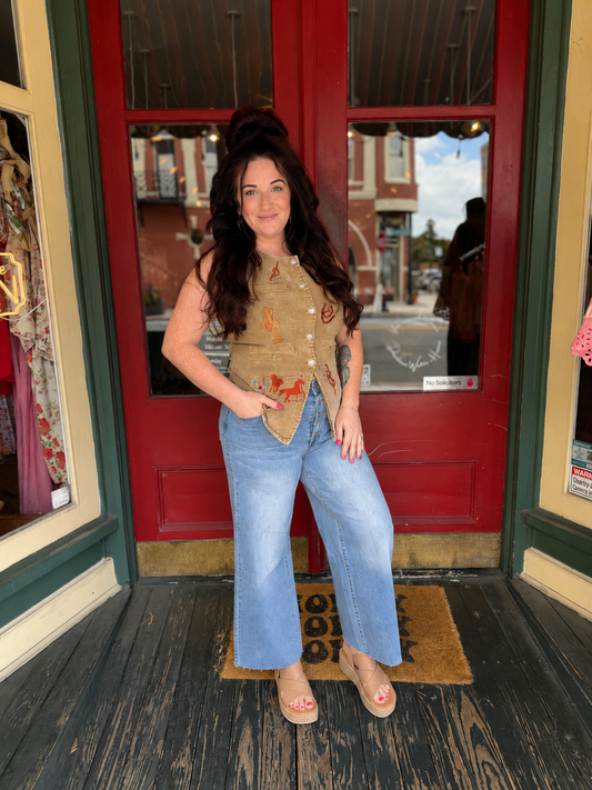 Riverstone Button Fly – Classic Straight Jeans