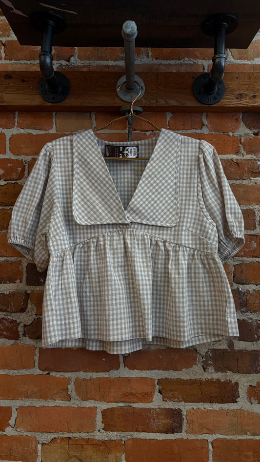 Cedar Bluff – Plaid Blouse