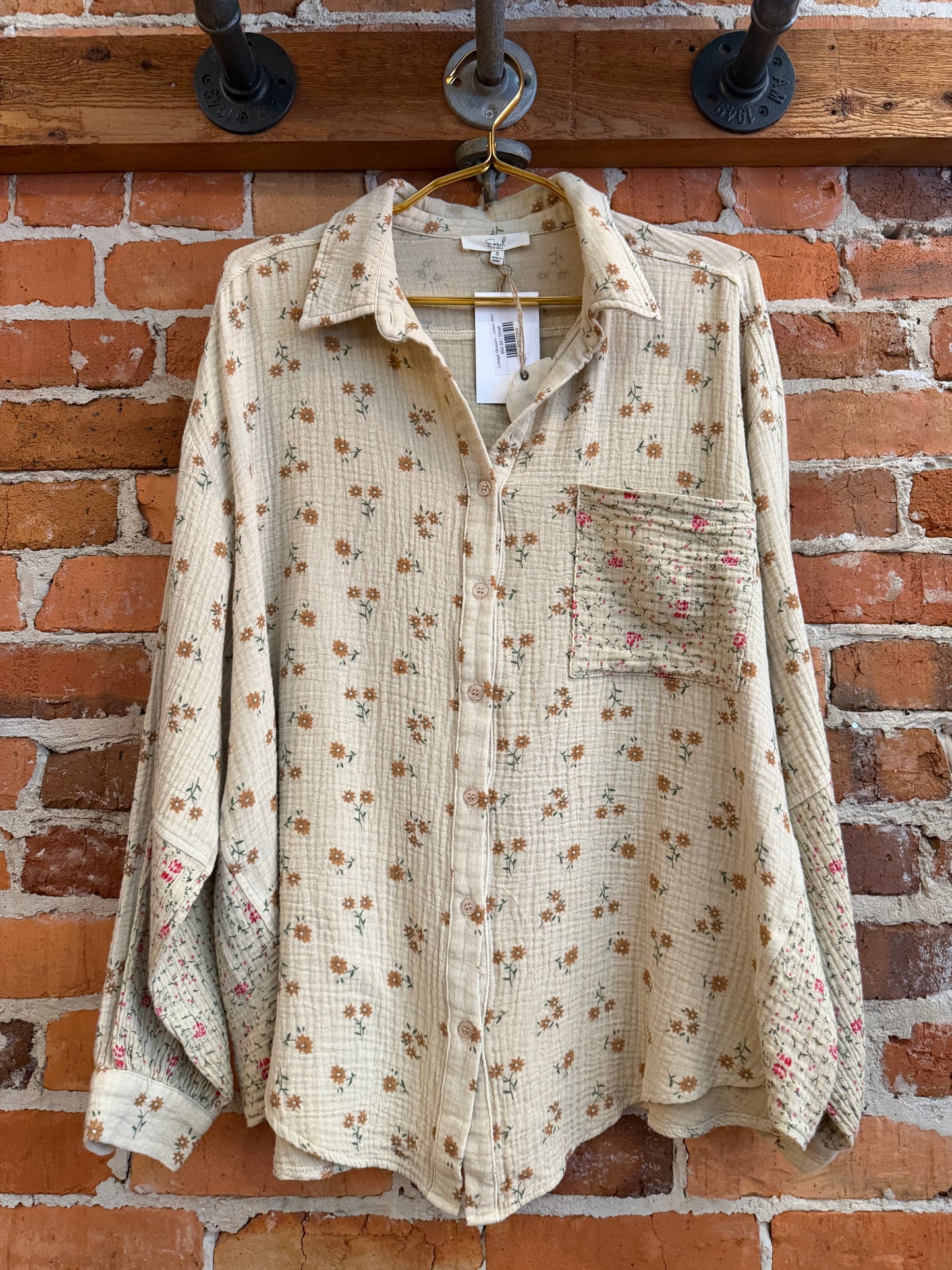 Cottage Blossom - Button Down Top
