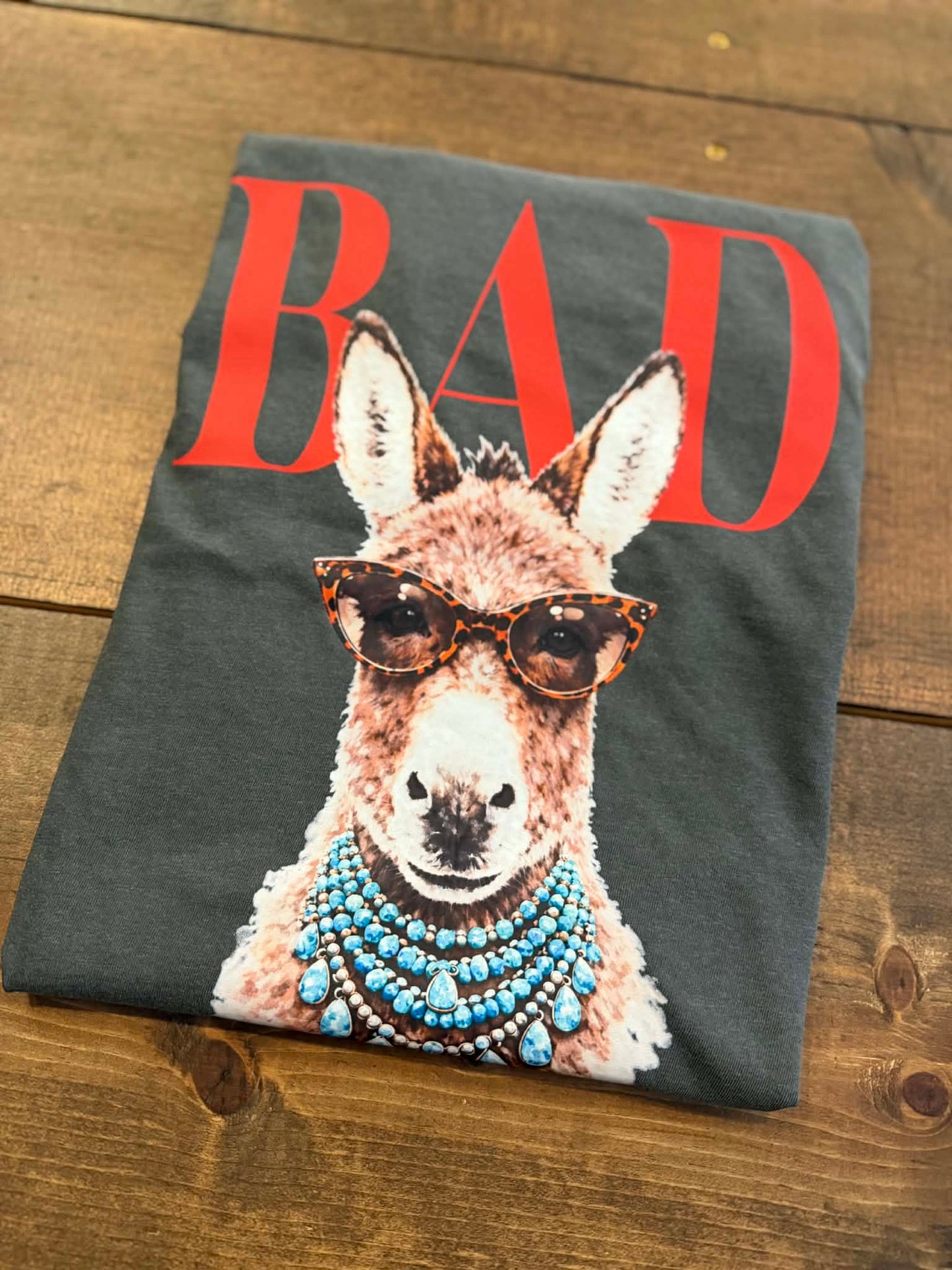 Bad A$$ – Grey Tee Shirt