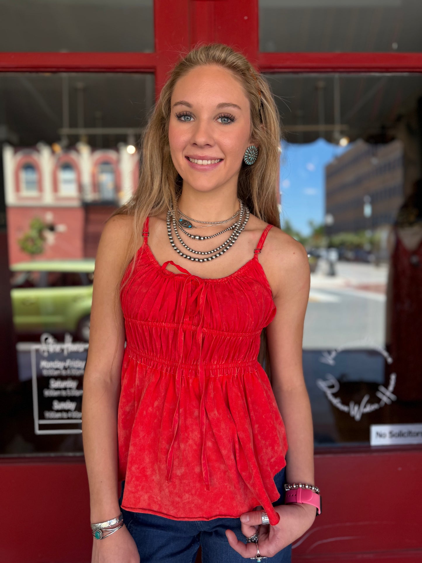 All American Girl – Red Tank Top