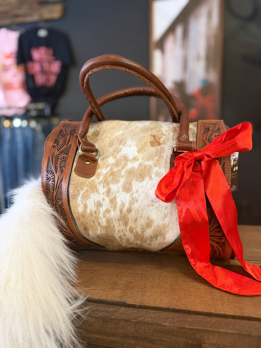Leather & Cowhide-Medium Speedy Purse
