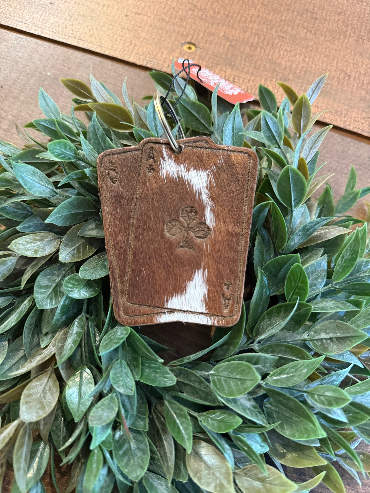 Cowhide Cards - Key Chain