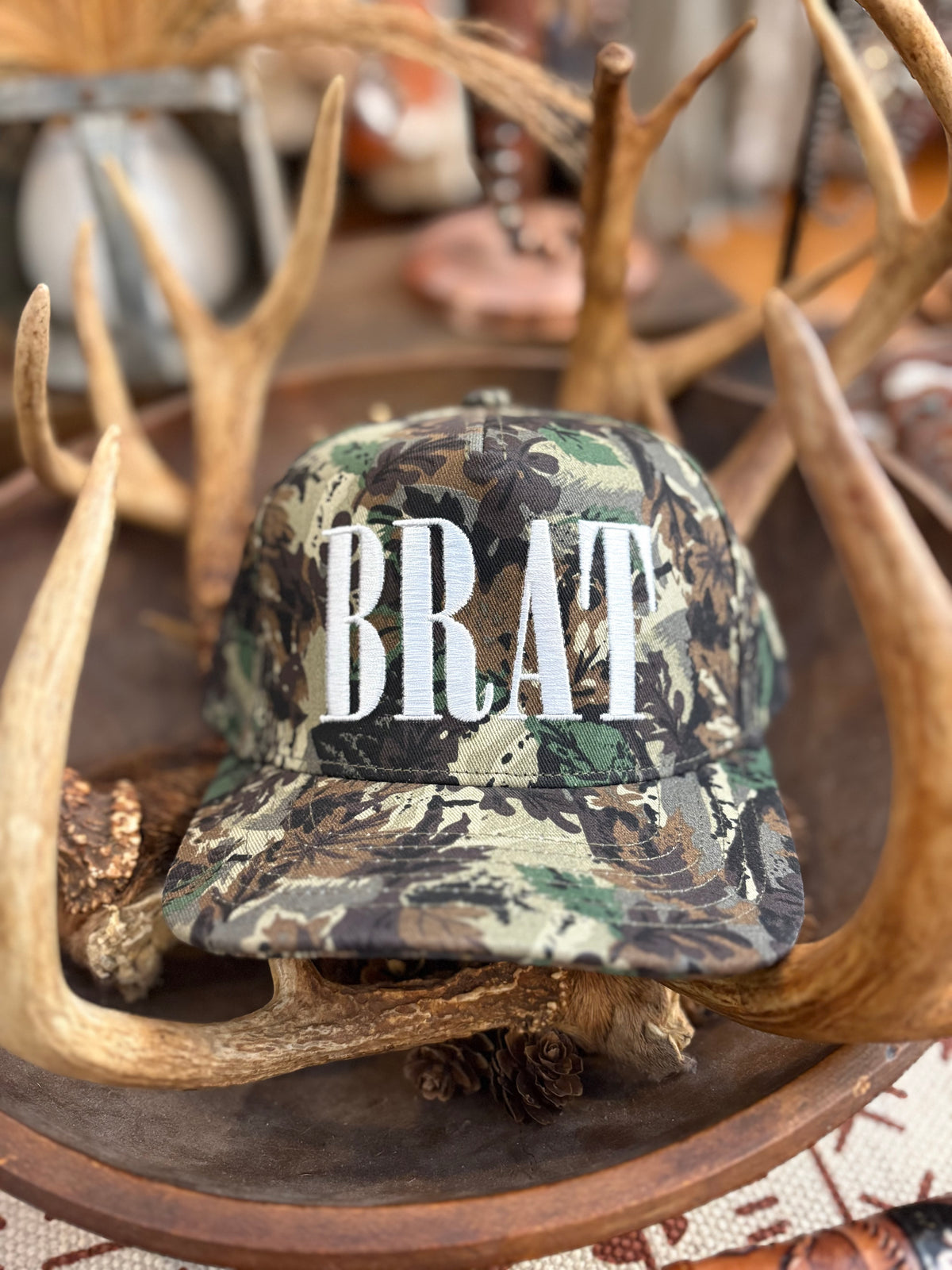 Brat-Camo Trucker Hat