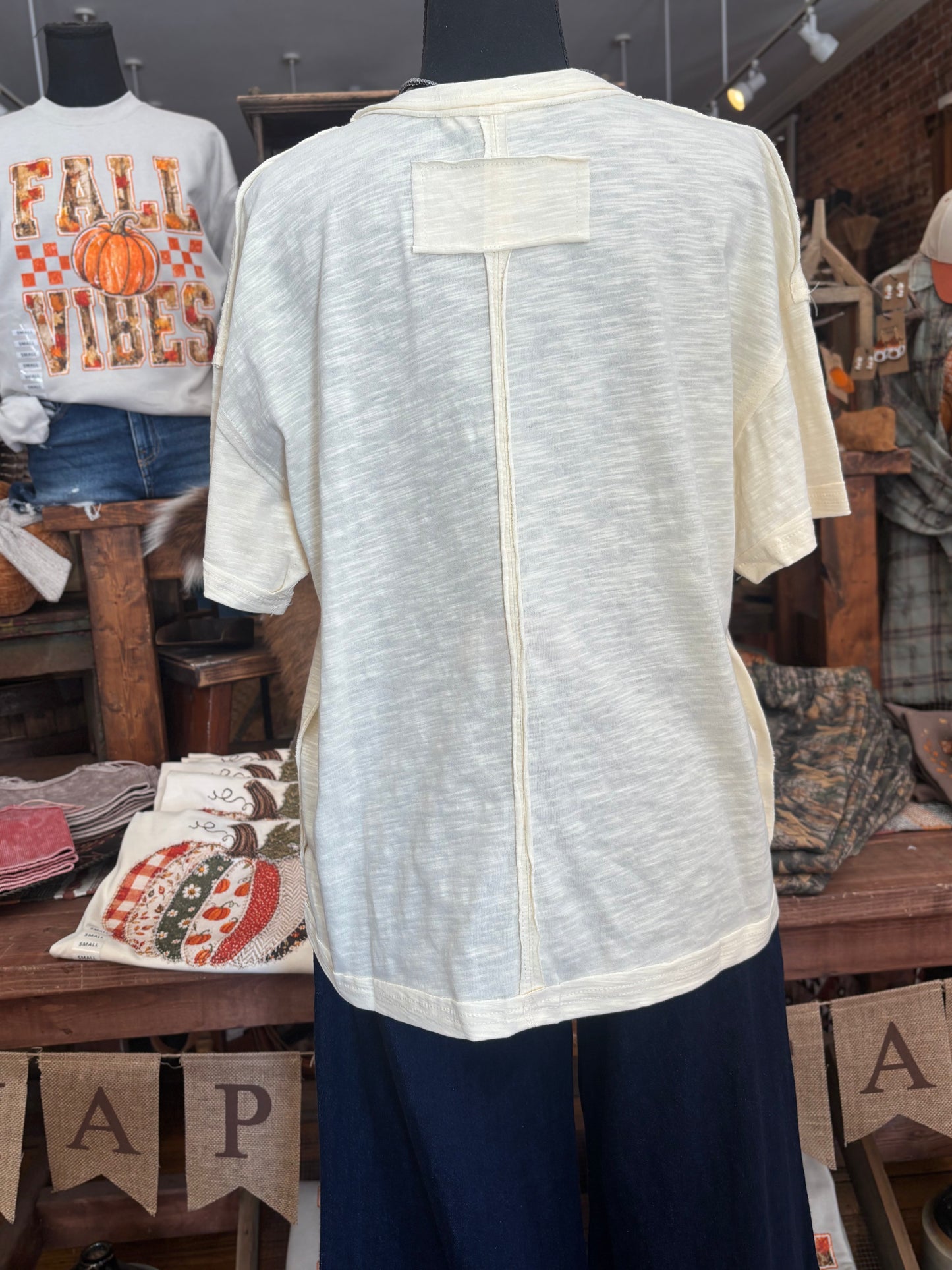 Soft Wildflower - Ivory Top